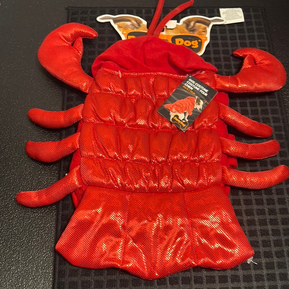 Red Lobster pet  Costume size XS/S